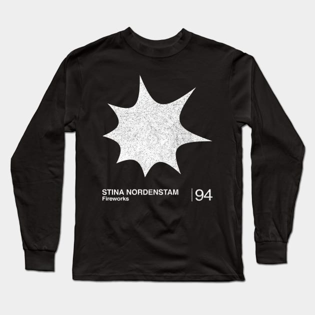 Stina Nordenstam / Minimalist Graphic Artwork Fan Design Long Sleeve T-Shirt by saudade